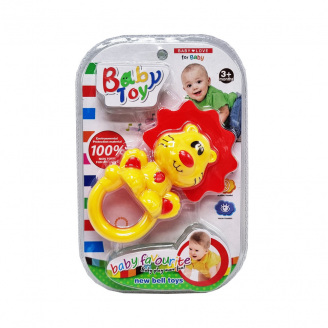 Брязкальце дитяче Bambi Лев Жовтий (536-007-2)