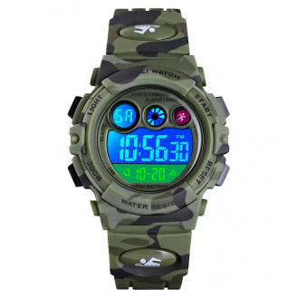 Наручний годинник чоловічий Skmei Kids KamoGreen (2833)