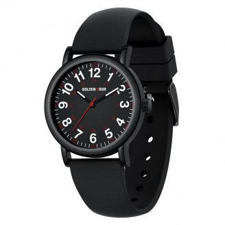 Наручний годинник чоловічий GOLDENHOUR Trend Black Чорний (3065)