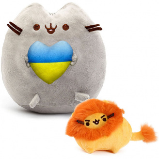 Набір м'яких іграшок 2Life Pusheen cat 23x25 см та 8х7 см v-11600