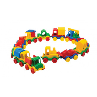 Набір машин Tigres Kids cars 12 шт Різнокольоровий (118936)