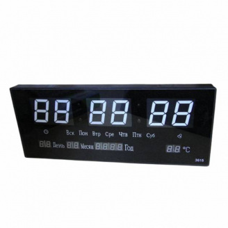 Електронний настінні годинники VST-3615 GREEN 15cm*36cm*3cm