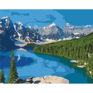Картина за номерами Озеро Марейн Канада Art Craft 10587-AC 40х50 см