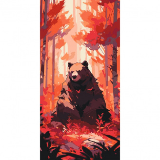 Картина за номерами Ведмідь у лісі Art Craft 11550-AC 40x80 см