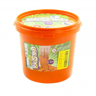 Кінетичний пісок KidSand оранжевий 1200 г Dankotoys (KS-01-04)