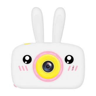 Дитяча Фотокамера Kids Funny Camera 3.0 Pro Протиударний Фотоапарат 12 Mpx Full HD 1920x1080P фото та відео зйомка Білий + Карта пам'яті 16ГБ