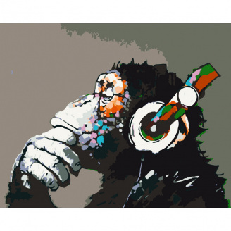 Картина за номерами Disco monkey Art Craft 11675-AC 40х50 см