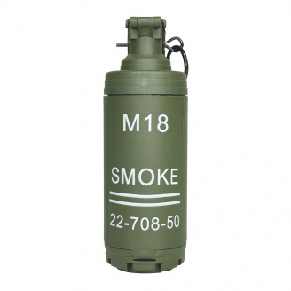 Дитяча багаторазова іграшкова граната для орбізів Combuy M18 автоматична димова Зелений (1037)