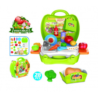 Игровой набор Bowa Овощи в чемоданчике (8349A)