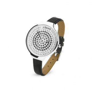 Жіночий годинник Spark Spotty зі Swarovski Чорний Білий (ZSP33CZJ)