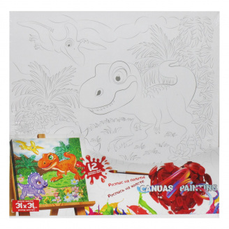 Роспись на холсте Dankotoys Динозавры (PX-07-02)
