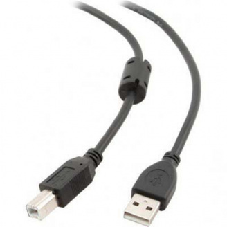 Кабель Maxxter UF-AMBM-1M USB 2.0 AM/USB 2.0 Bм 1м феритовий фільтр