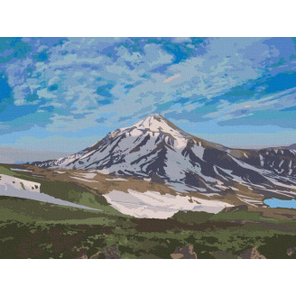 Картина за номерами Art Craft Вулкан Лінканкабур. Чилі 40*50 см 10529-AC