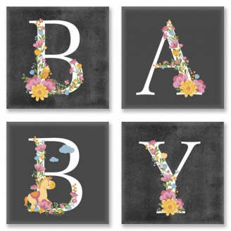 Набір для розпису по номерам Идейка BABY Лофт 18*18 см*65 CH109
