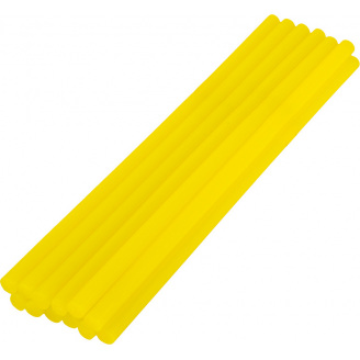 Стрижні клейові 7,2*200 мм 12 шт жовті MASTERTOOL GM (42-1161)