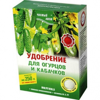Чистий лист Kvitofor для огірків та кабачків 300 г