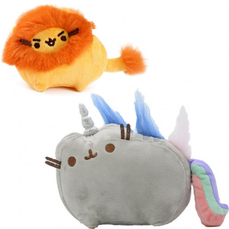 Набір м'яких іграшок 2Life Pusheen cat 12х15 см та 10х7 см v-12273