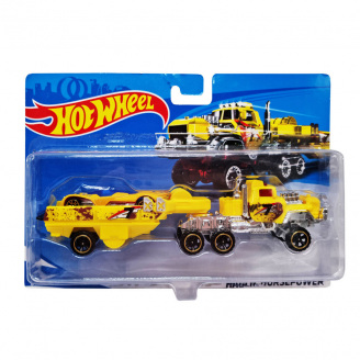 Дитячий ігровий набір машинок Bambi T-K937-1(Yellow) з трейлером