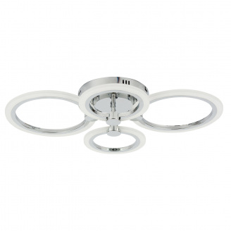 Стельова LED люстра Sunlight 5333/2+2 хром
