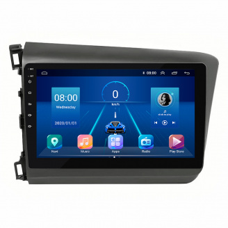 Штатная автомобильная магнитола Lesko Honda Civic (2012-2015 гг) 2+32 GB 4G Premium 9