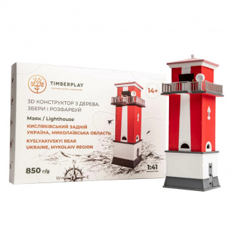Конструктор Timberplay 3D маяк Кисляківский TMP-001 57 деталей