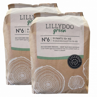 Еко підгузки-трусики Lillydoo Green 6 15+ кг 38 шт