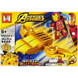 Конструктор Avengers Залізна людина Bambi MG632 Залізна людина 4