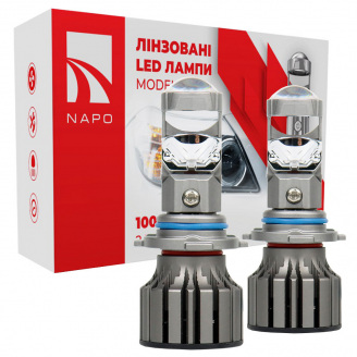 Комплект світлодіодних ламп Napo Model GL 9005 6500K 10000LM 2 шт Білий (2565339957)