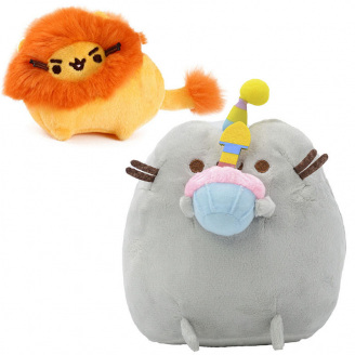 Набір м'яких іграшок 2Life Pusheen cat 12х15 см та 10х7 см v-12274
