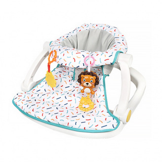 Крісло-сидіння для малюка Tiibaby 68176 50х30 см Білий 13204-84445