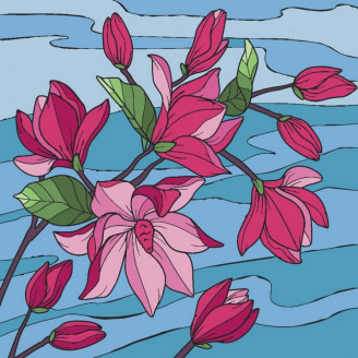 Картина за номерами Магнолія Art Craft 13045-AC 30x30 см