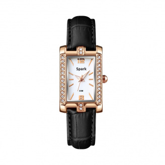 Жіночий годинник Spark Vendome зі Swarovski Чорний Білий (Z1690BLC)