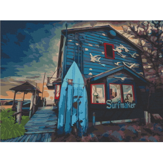 Картина за номерами Art Craft Вест Корк. Ірландія 40х50 см 10557-AC