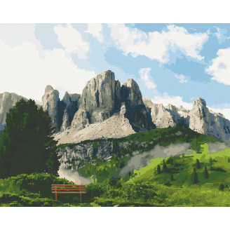 Картина за номерами Art Craft Доломітові Альпи 40х50 см 10555-AC