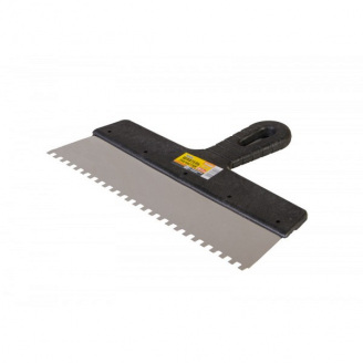 Шпатель зубчастий 300 * 6 * 6 мм MASTERTOOL GM (19-6630)