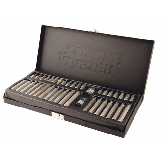Набір ударних насадок MASTERTOOL (TORX/HEX/SPLINE) 40 шт 78-1240