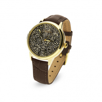 Жіночий годинник Spark Punto зі Swarovski Коричневий Білий (ZCR38MG)