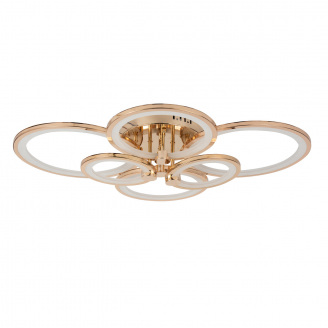 Стельова LED люстра Sunlight 5332/2+2+2 Gold