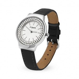 Жіночий годинник Spark Mercury зі Swarovski Чорний Білий (ZNS35CZC)