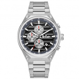 Наручний годинник чоловічий Lee Cooper Ice Сріблястий (3310)