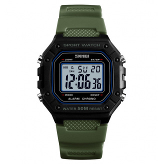 Годинник наручний Skmei 1496 Army Green 1496AG (17143-hbr)
