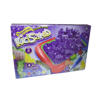 Кінетичний пісок KidSand + пісочниця Dankotoys (KS-02-01U)
