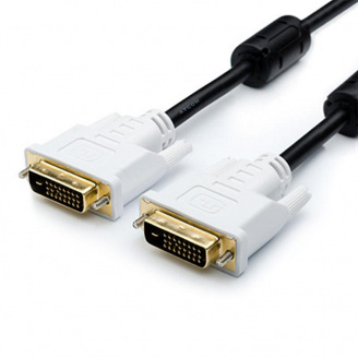 Кабель Atcom DVI-DVI M/M 3 м Black/White 9148
