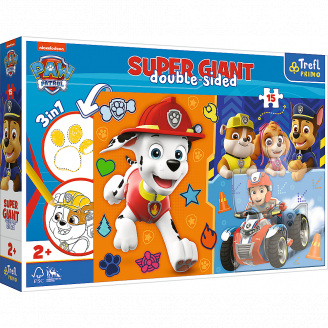 Пазли Trefl SUPER GIANT + розмальовка 