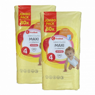 Дитячі підгузники Kruidvat Jumbo Pack 4 maxi 8-14 кг 160 шт