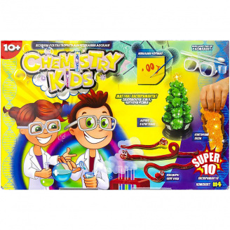 Безопасный образовательный набор для проведения опытов CHEMISTRY KIDS Danko Toys CHK-01-01-04U Вид 4