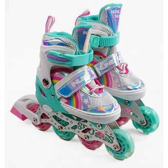Роликові ковзани Best Roller 34-38 Multicolor (170009)