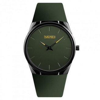 Наручний класичний годинник Skmei 1601S Зелений
