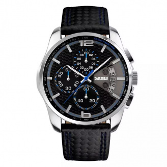 Годинник наручний Skmei 9106 Black 9106BU (17117-hbr)