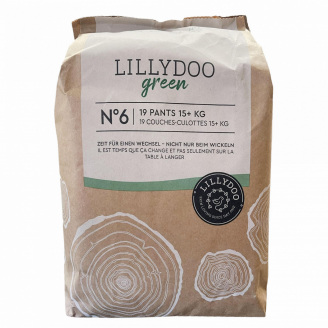 Еко підгузки-трусики Lillydoo Green 6 15+ кг 19 шт